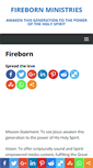 Mobile Screenshot of firebornministries.org